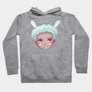 Bunny Girl Aqua Hoodie